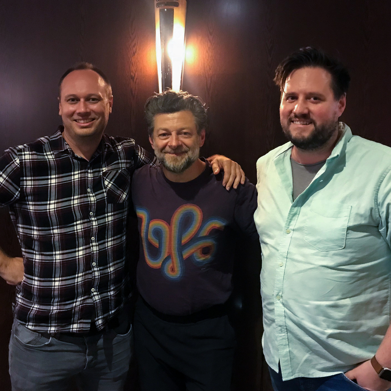 Mowgli wit Andy Serikis